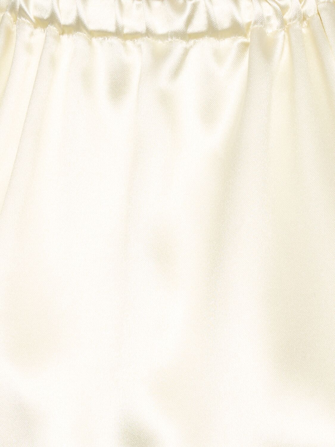 Shop Loulou Studio Morene Silk Blend Halter Neck Long Dress In White
