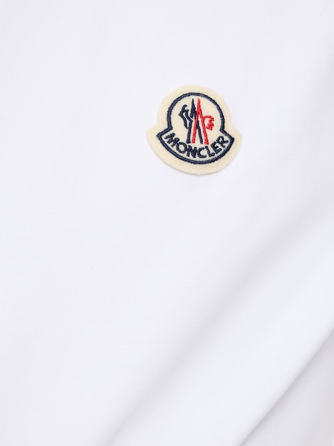 MONCLER SET OF 3 LOGO COTTON JERSEY T-SHIRTS 