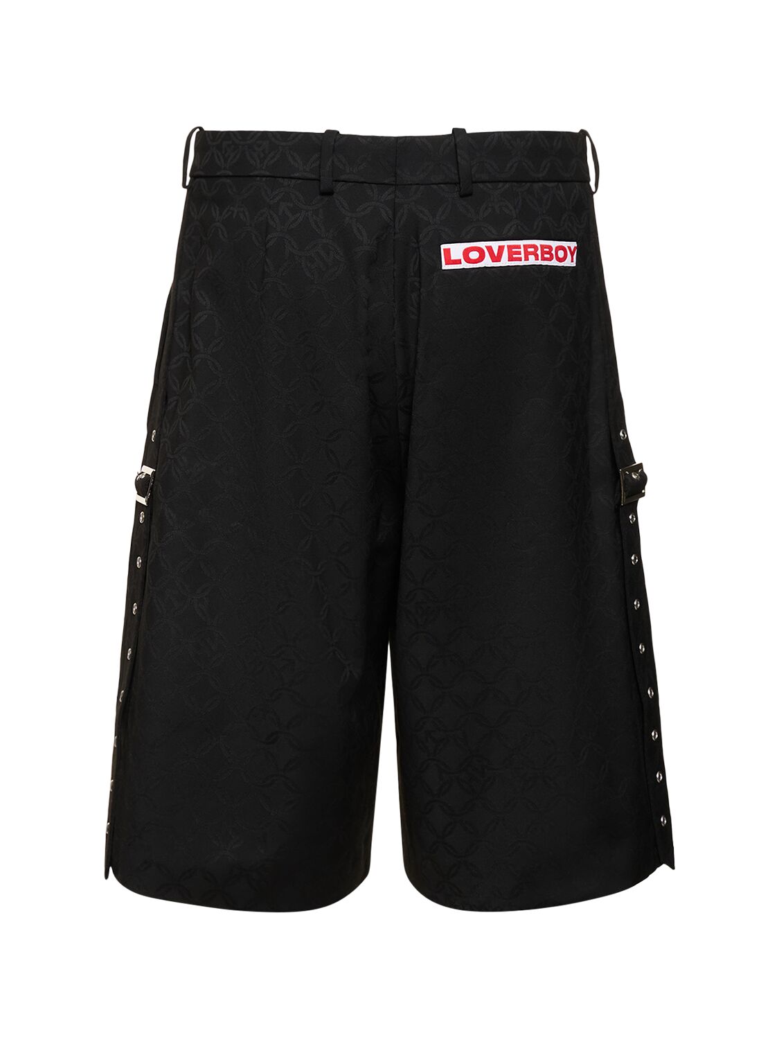 Shop Charles Jeffrey Loverboy Glasgow Shorts In Black