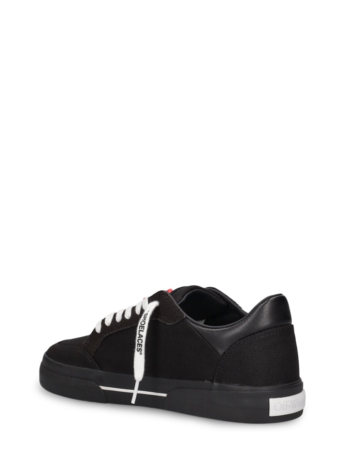 Shop Off-white 20mm New Low Vulcanized Canvas Sneakers In 블랙