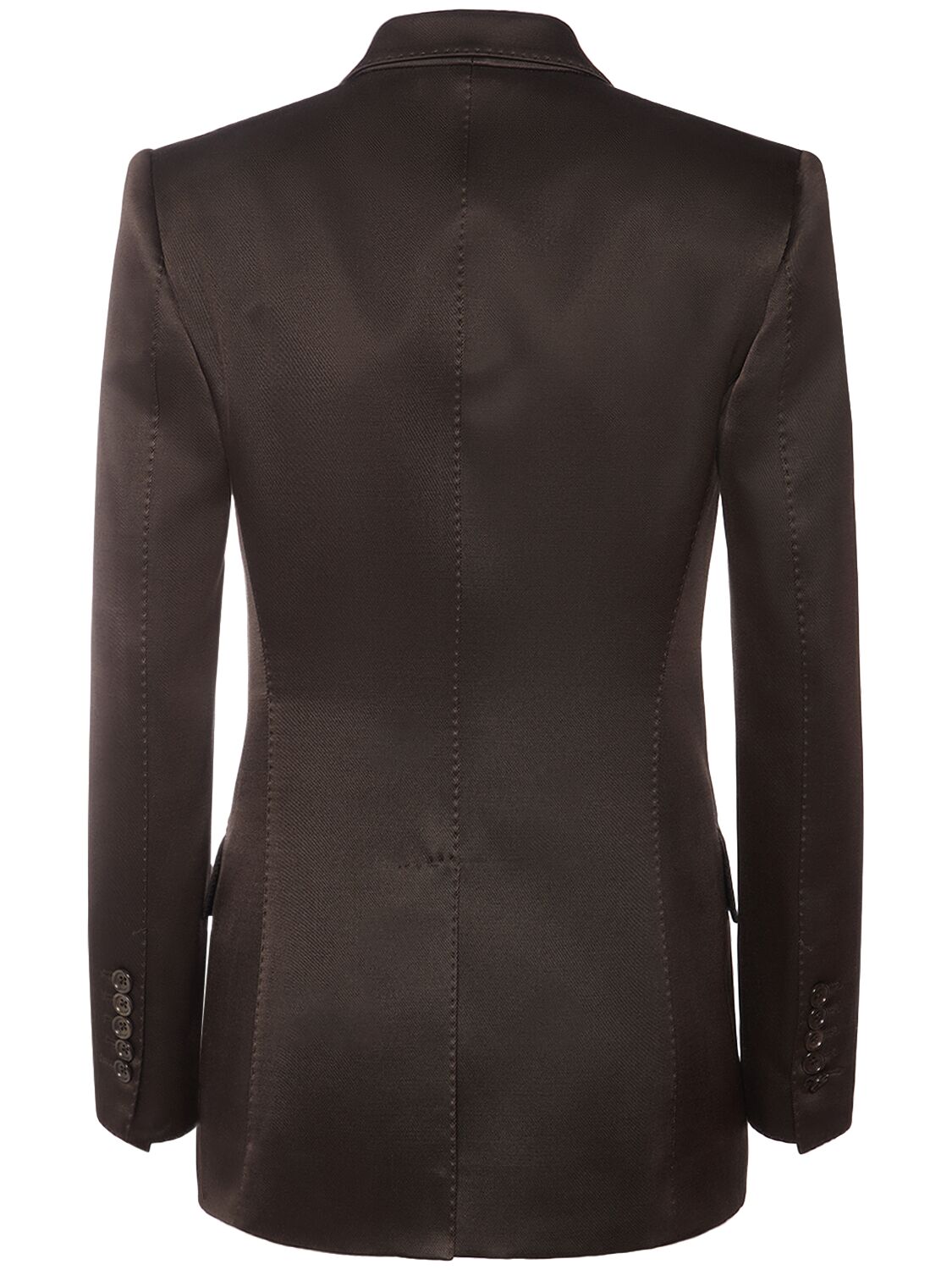 Shop Tom Ford Wool Blend Twill Blazer In Brown