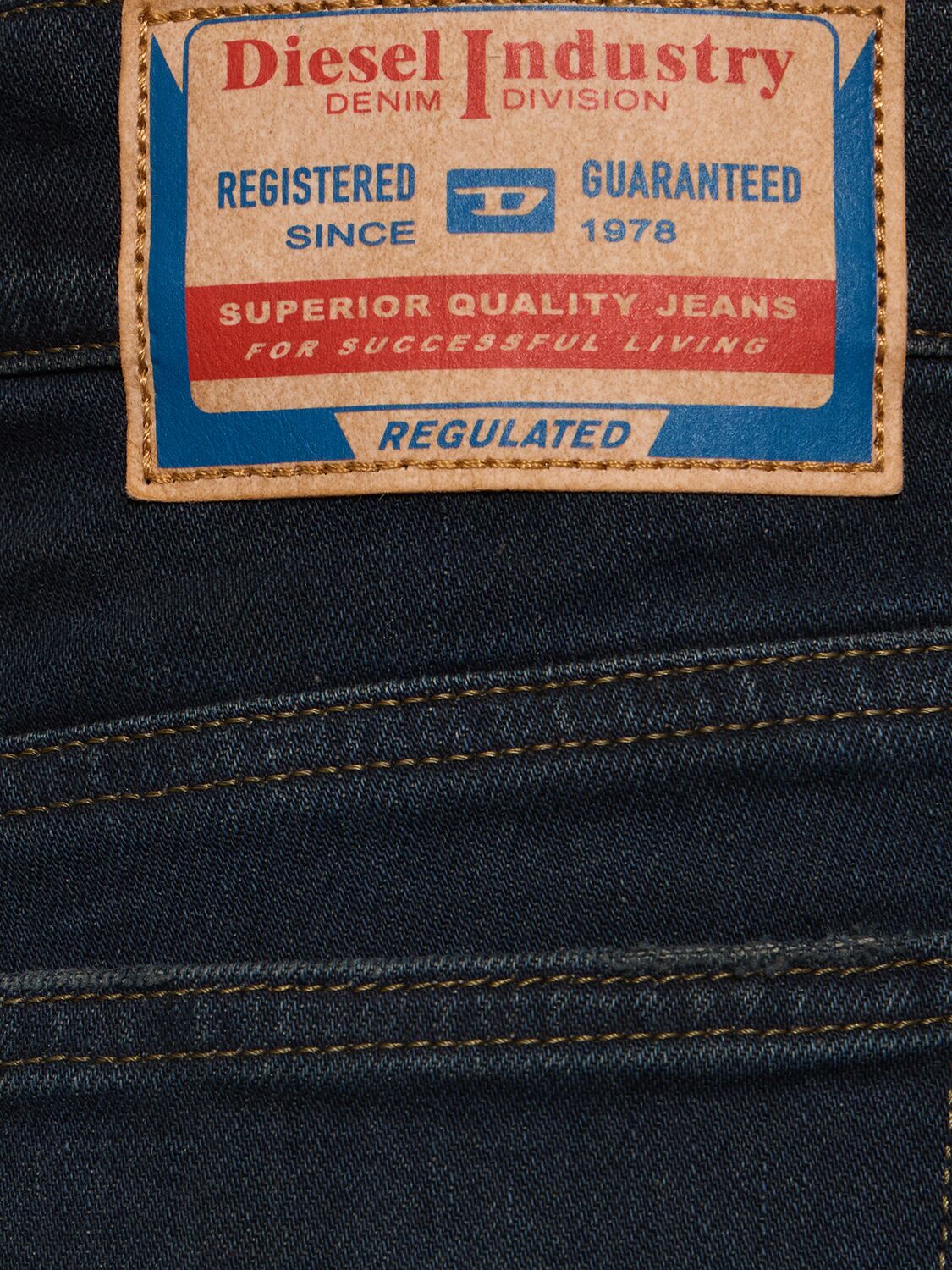 Shop Diesel 1978 D-akemi Flared Wide Jeans In Blue