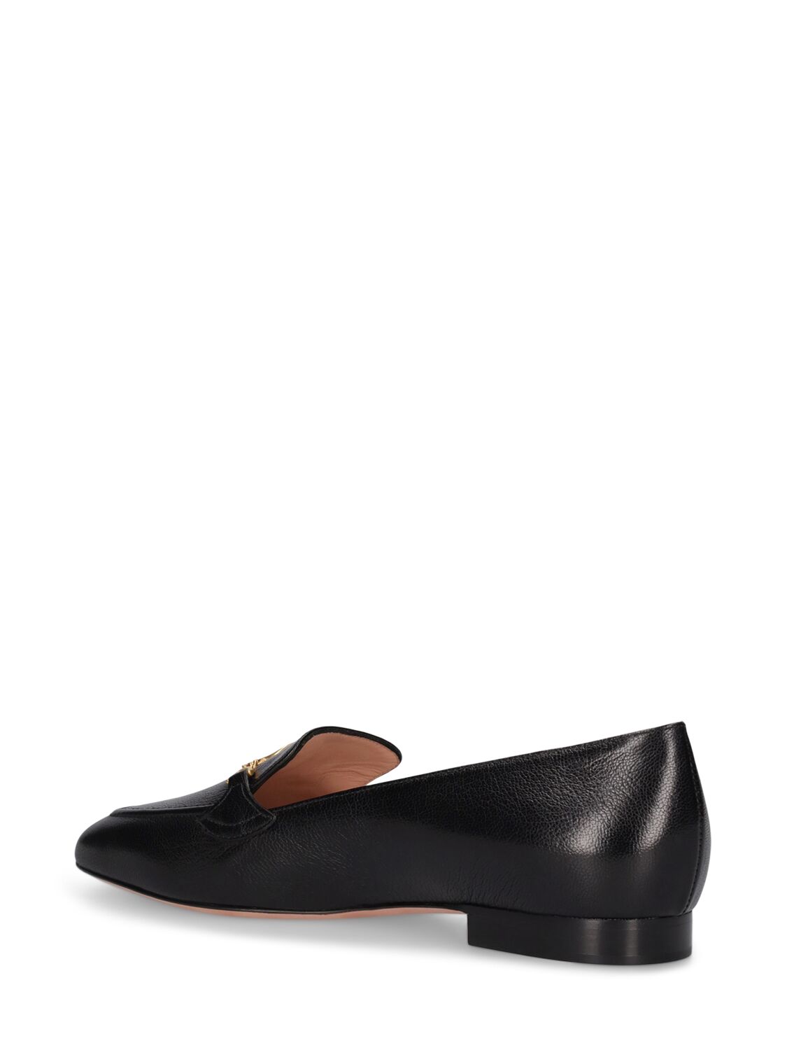 Shop Bally 10mm Obrien Leather Loafers In Black
