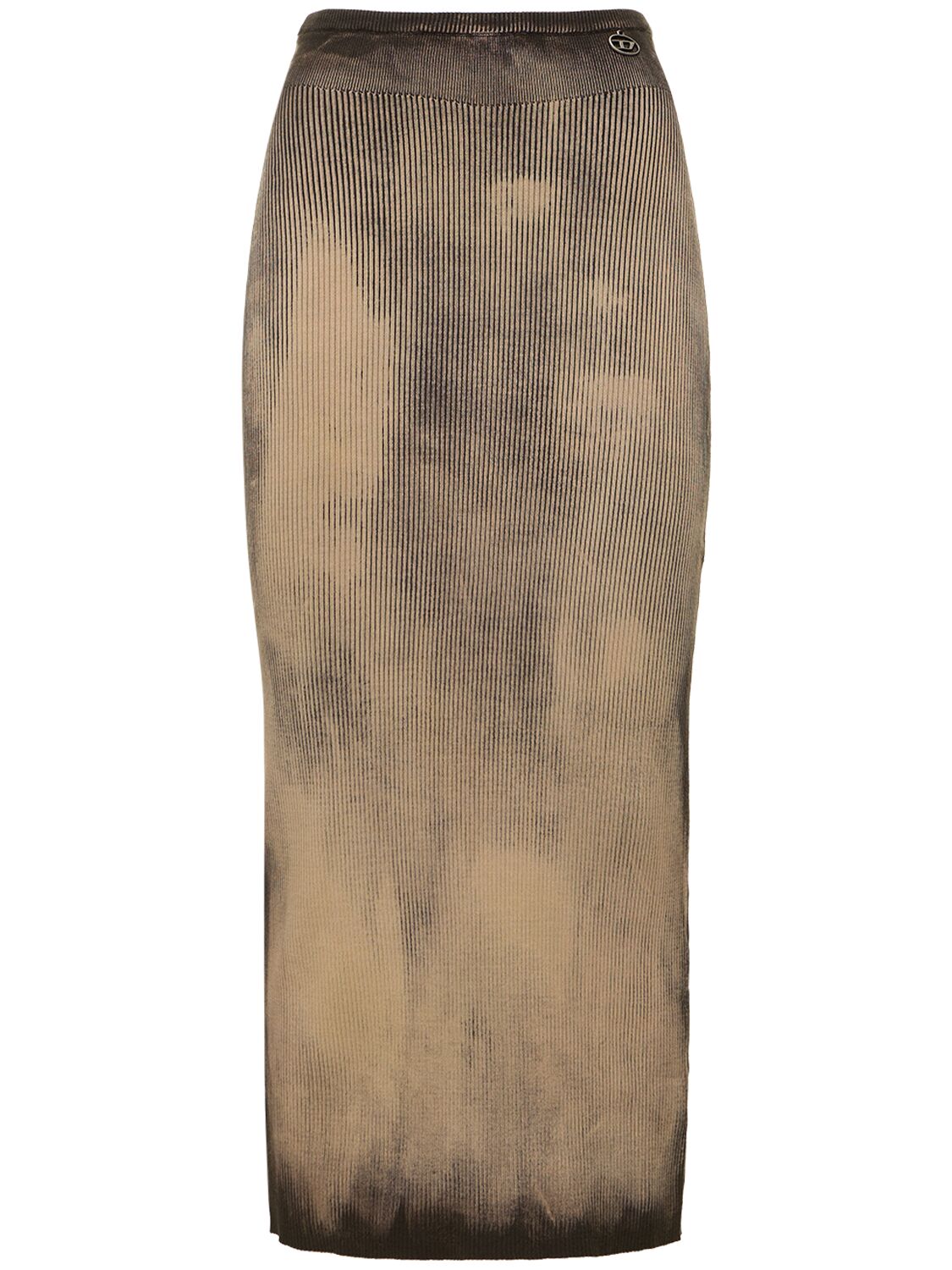 Image of M-deidra Mid Rise Cotton Midi Skirt