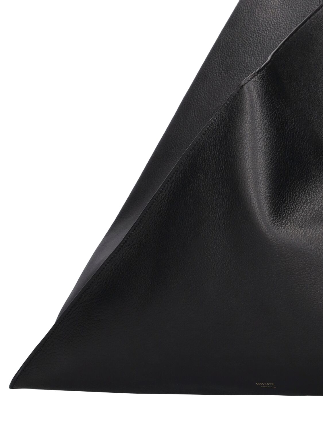 Shop Khaite Sara Leather Tote Bag In Black