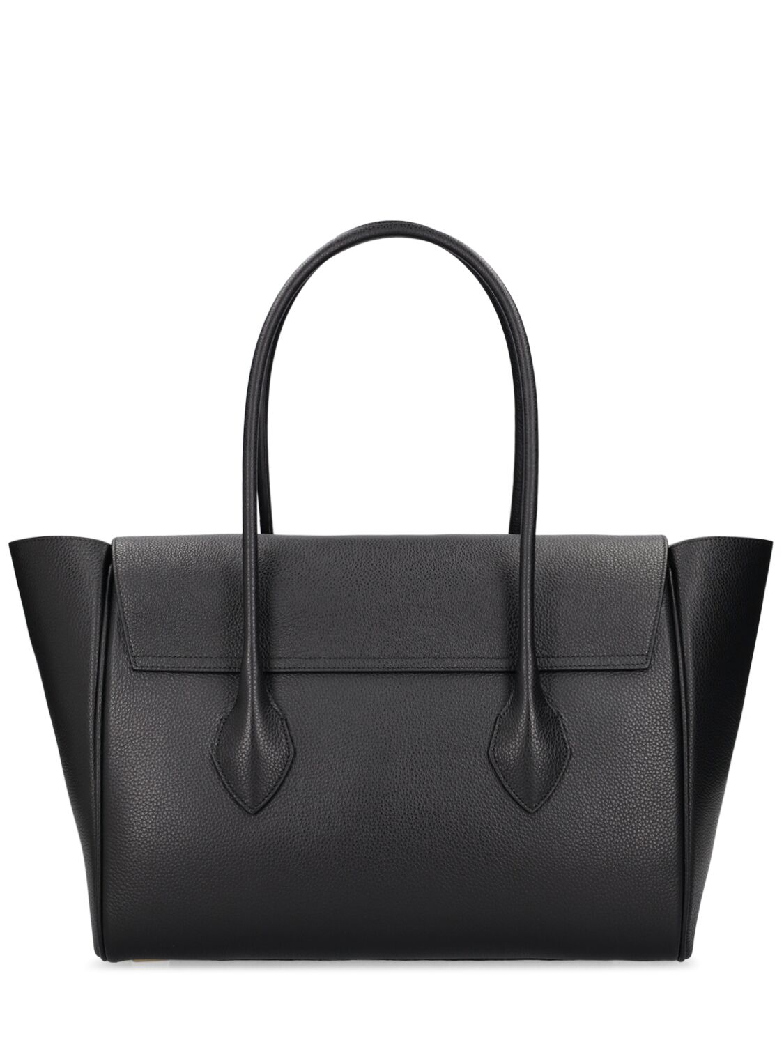 Shop Ferragamo Leather Tote Bag In Black