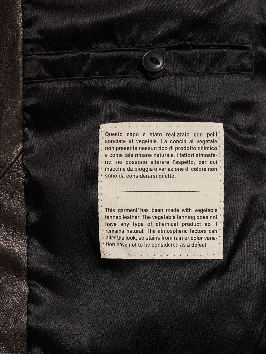 Shop Giorgio Brato Natural Leather Biker Jacket In Black