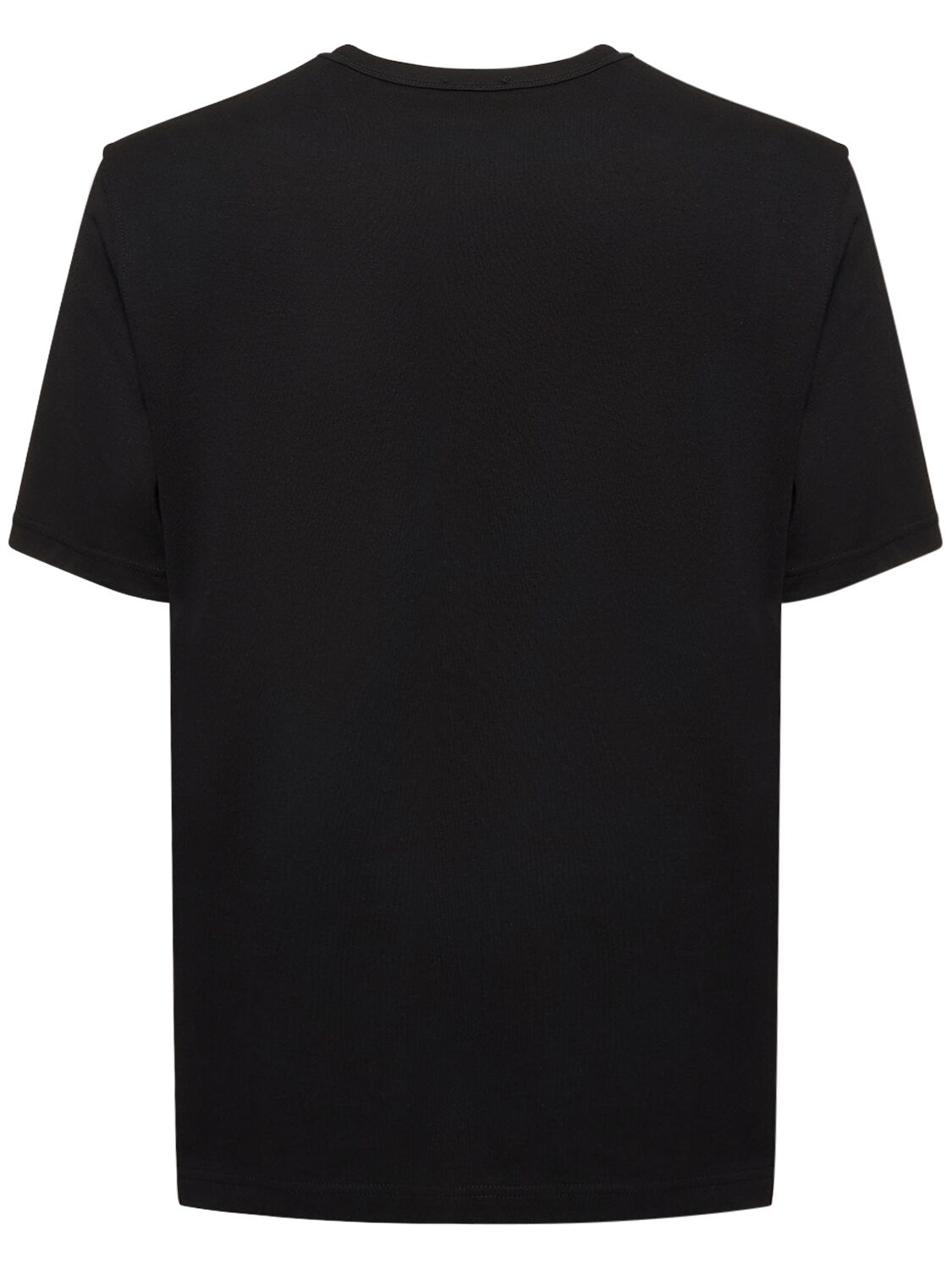 Shop Diesel Oval-d Mold Print Cotton Jersey T-shirt In Black