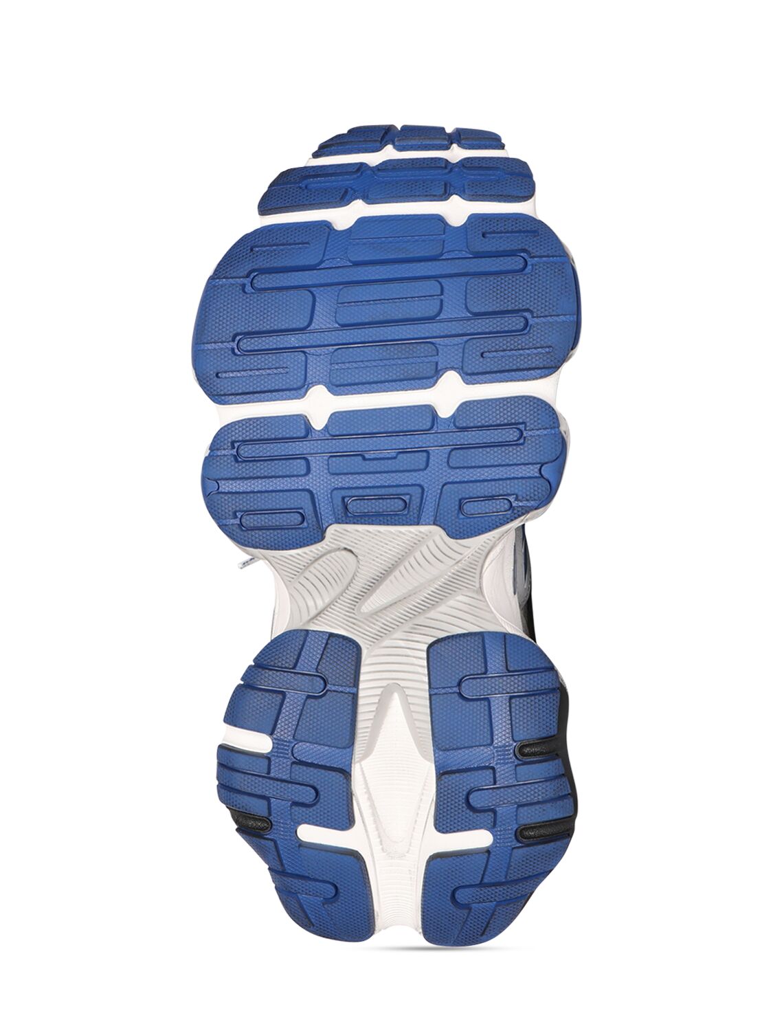 Shop Balenciaga 5cm Cargo Mesh Sneakers In Grey,white,blue