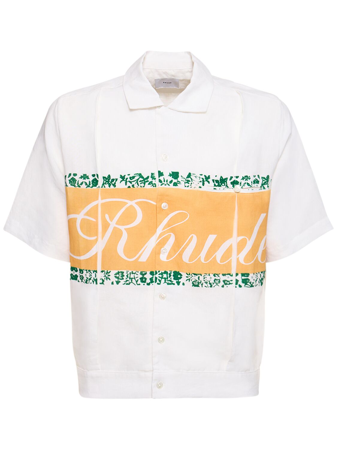 Image of Rhude Linen Cuban Shirt
