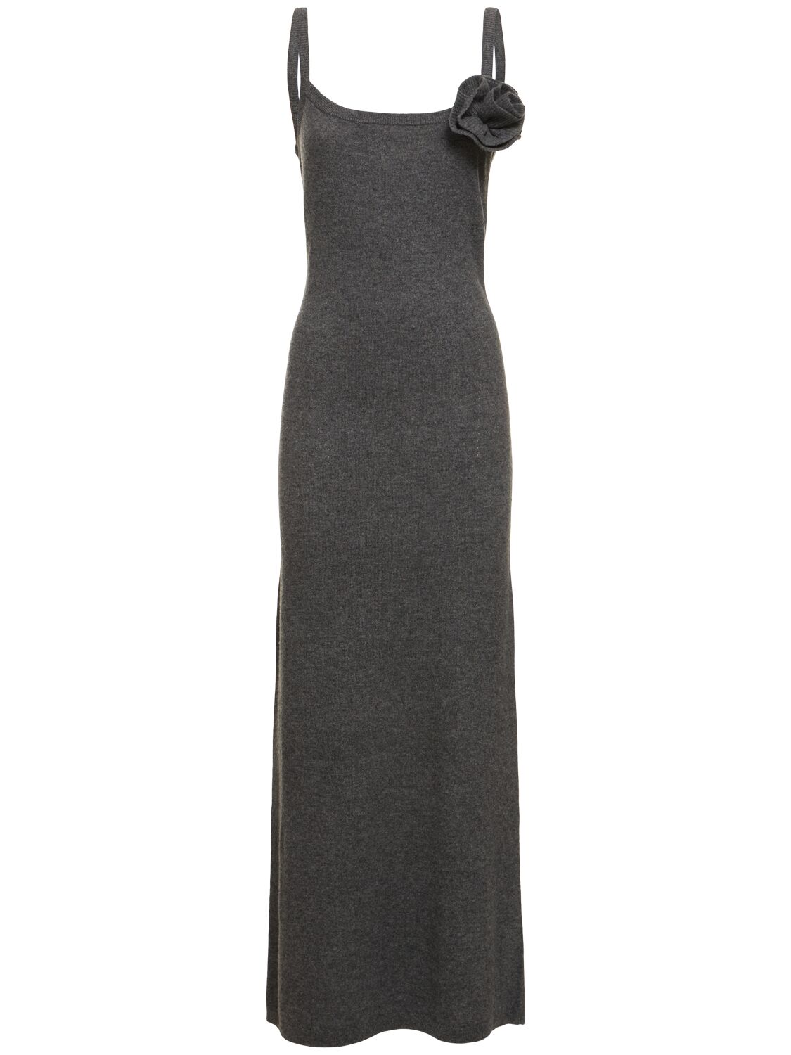 Shop The Garment Como Wool & Cashmere Midi Slip Dress In Grey
