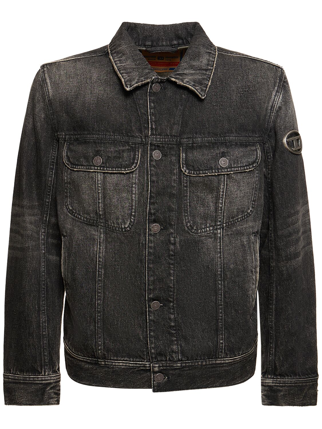 Image of Oval-d Cotton & Hemp Denim Jacket