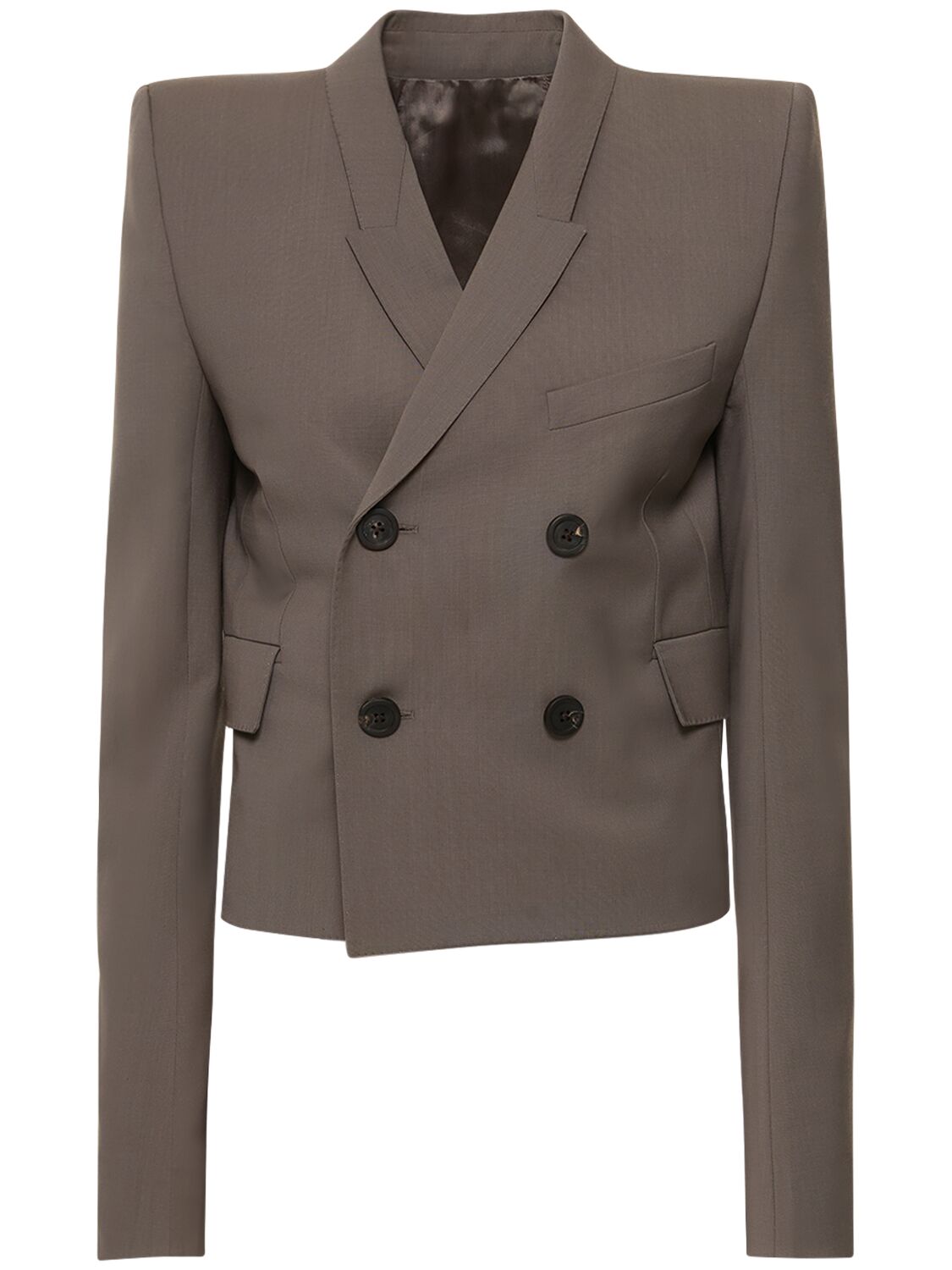 Image of Neue Wool Double Breasted Crop Jacket