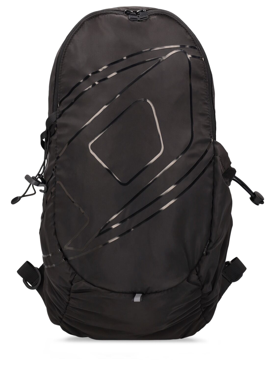 Diesel Oval-d Light Nylon Body Bag In Black