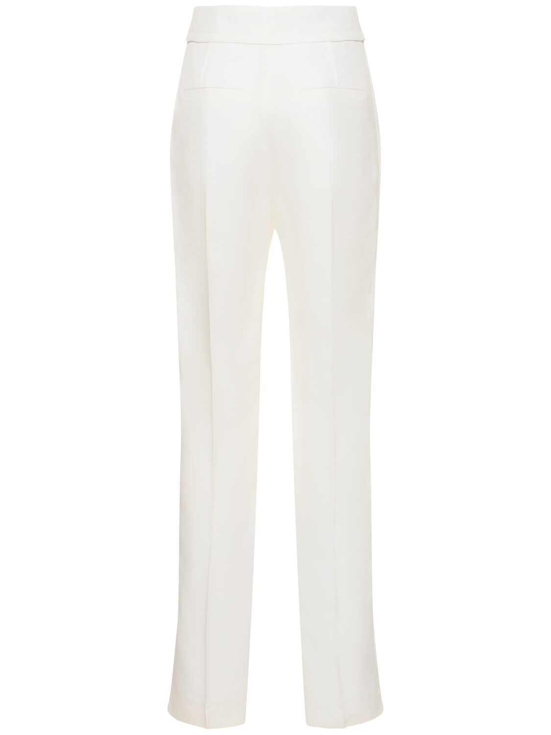 Shop Jacquemus Le Pantalon Tibau Viscose Pants In White