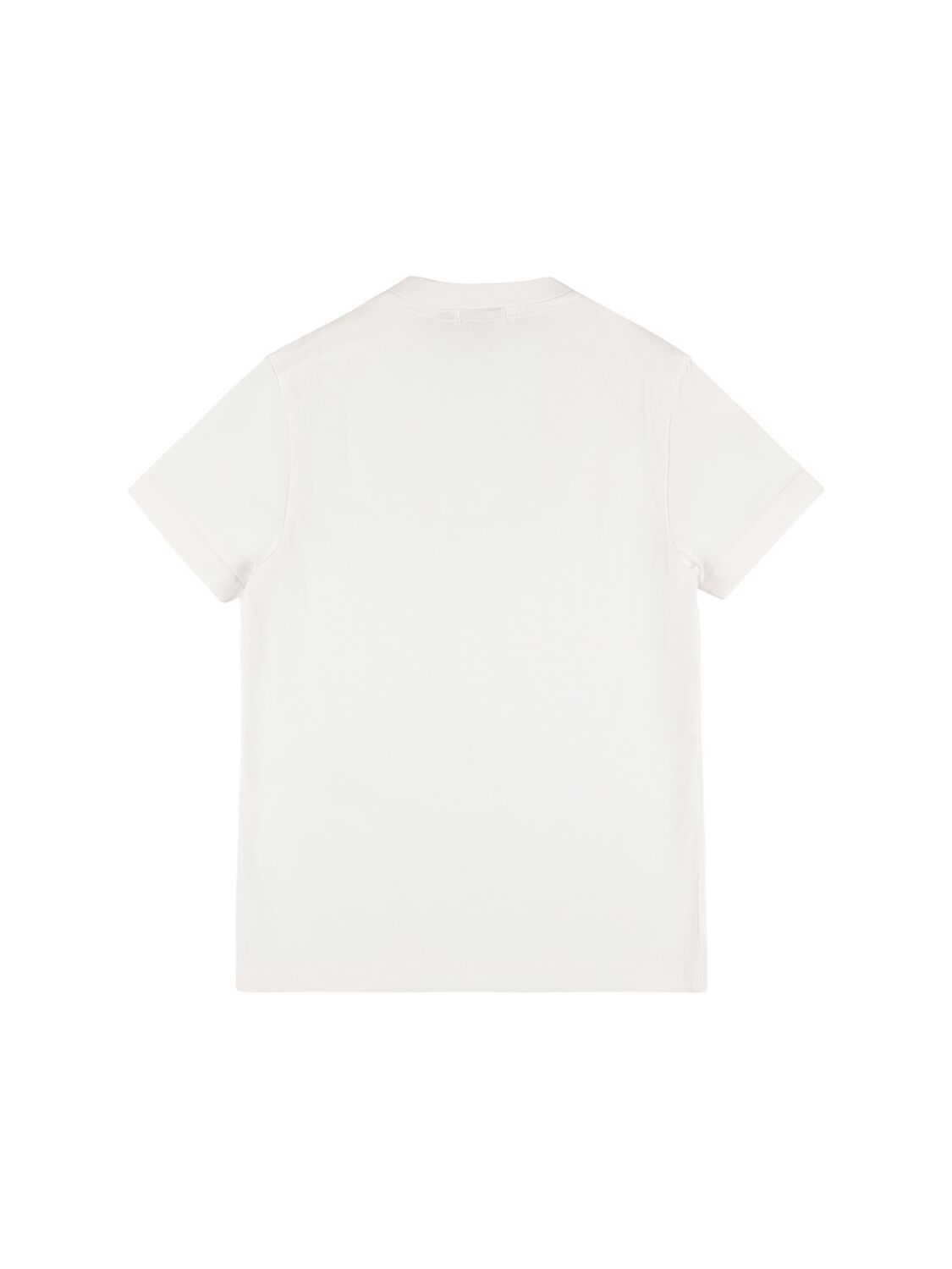 Shop Aspesi Printed Logo Cotton Jersey T-shirt In White