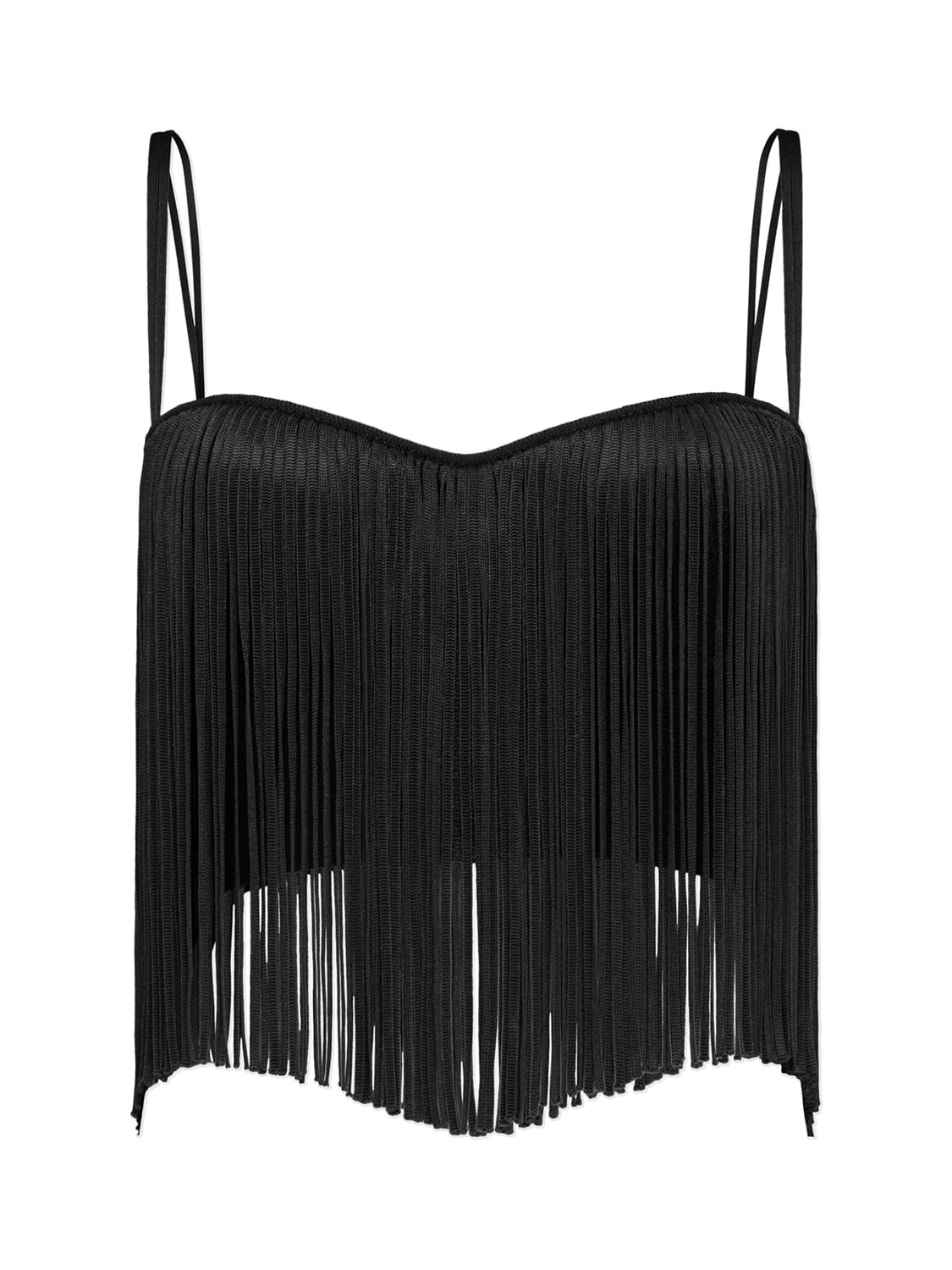 Image of Fringed Knit Top