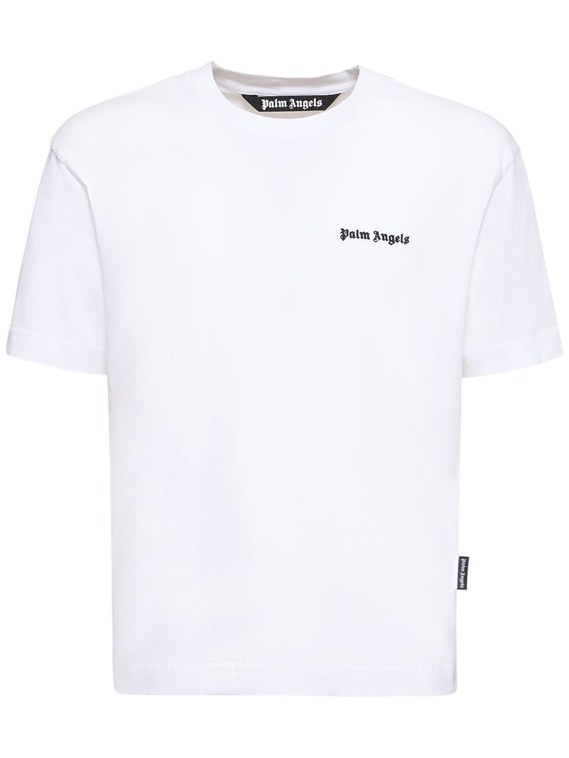 Palm Angels Set Of 3 Logo Cotton T-shirts In White