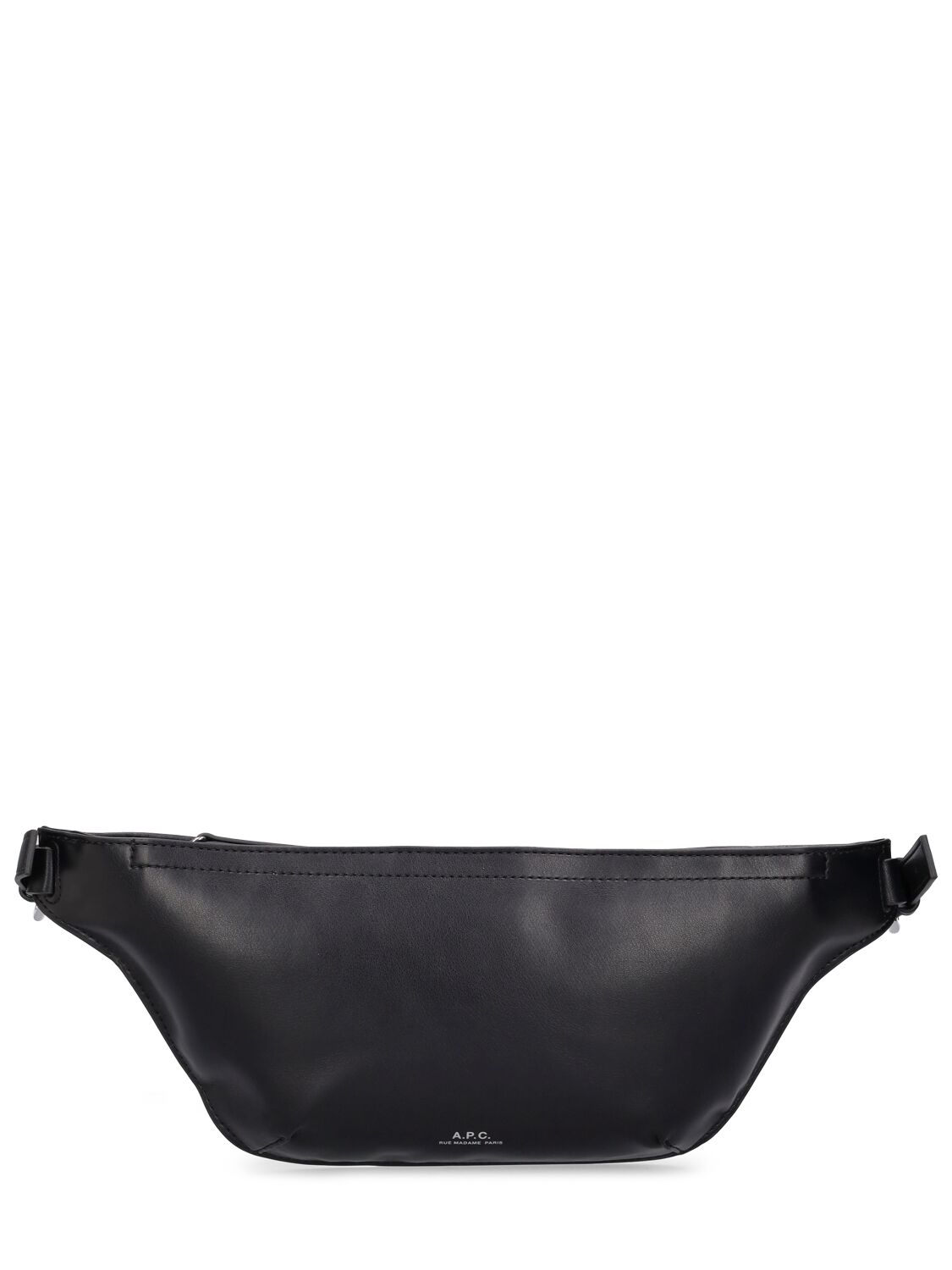 Apc Nino Medium Recycled-faux Leather Belt Bag In Black