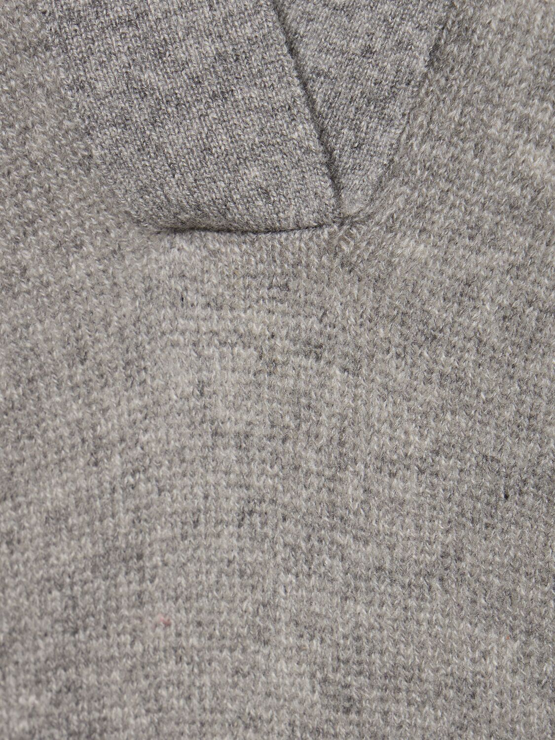 Shop Khaite Shrunken Jo Cashmere Blend Sweater In Grey