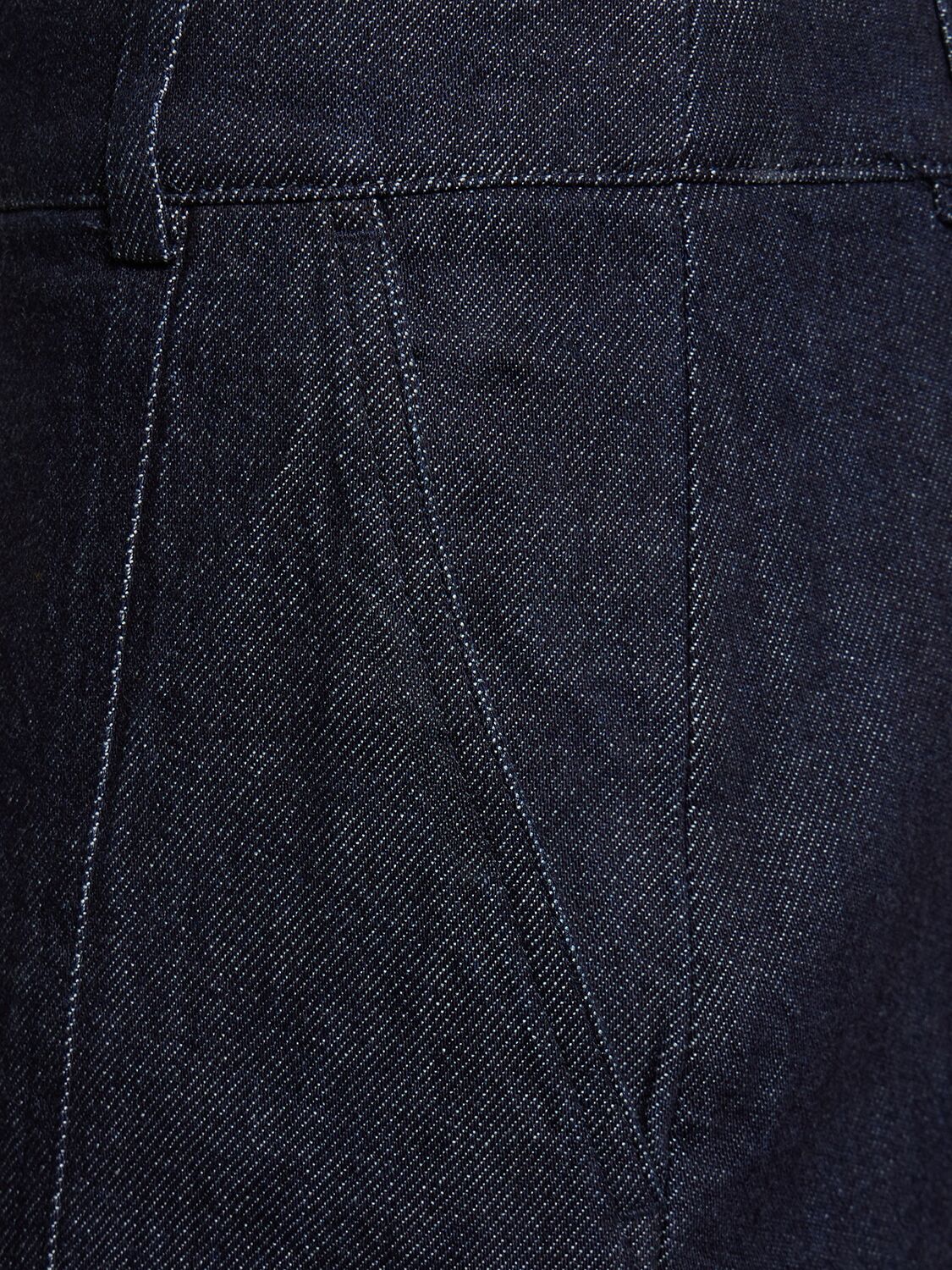 The Garment Eclipse Strap Cotton Midi Skirt In Blue
