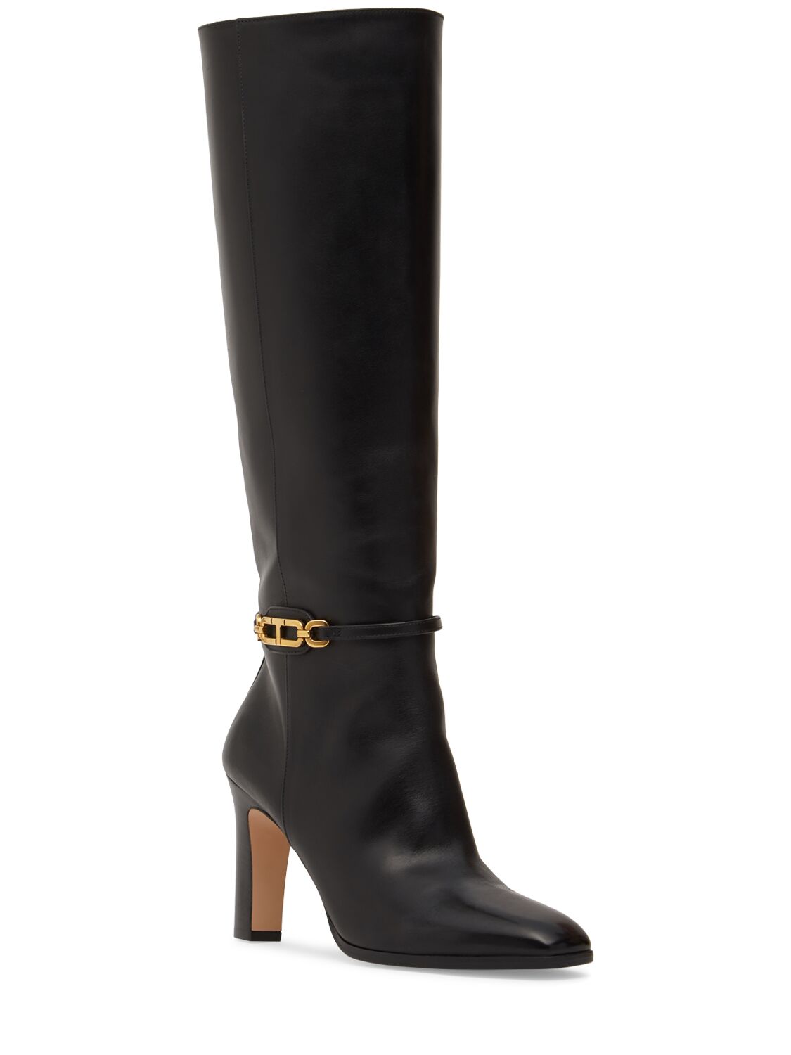 Shop Tom Ford 90mm Whitney Soft Leather Boots In Black