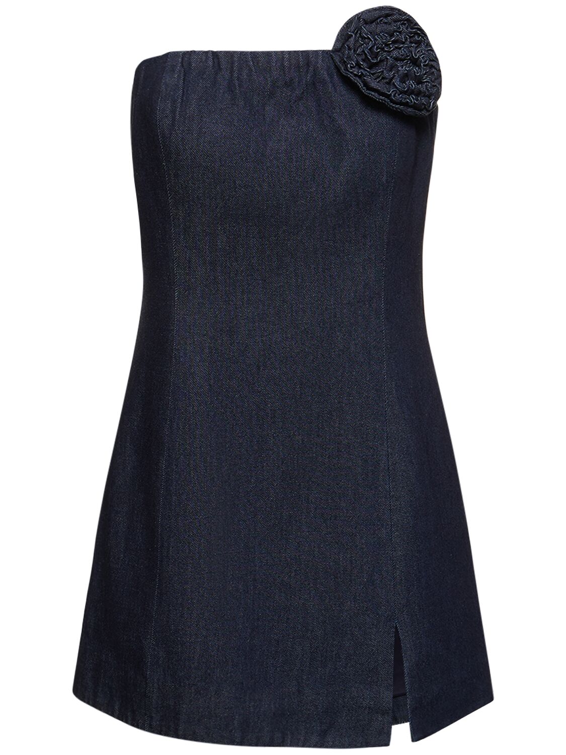 Shop The Garment Eclipse Boob Cotton Mini Dress In Blue