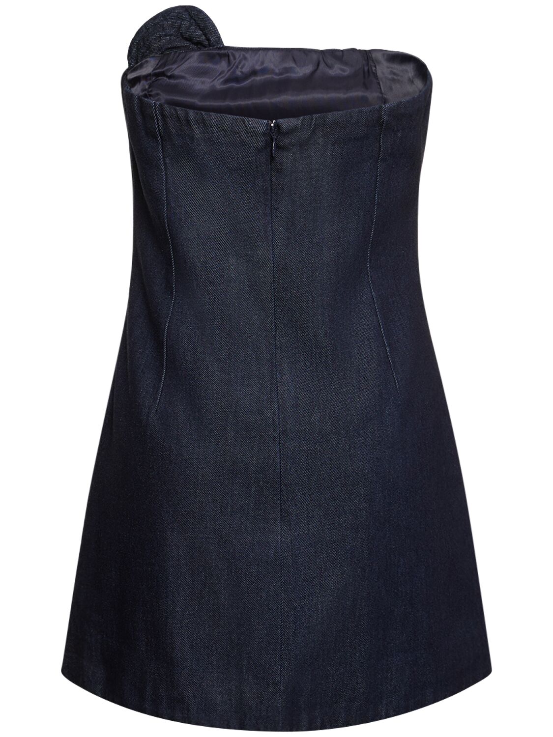 Shop The Garment Eclipse Boob Cotton Mini Dress In Blue