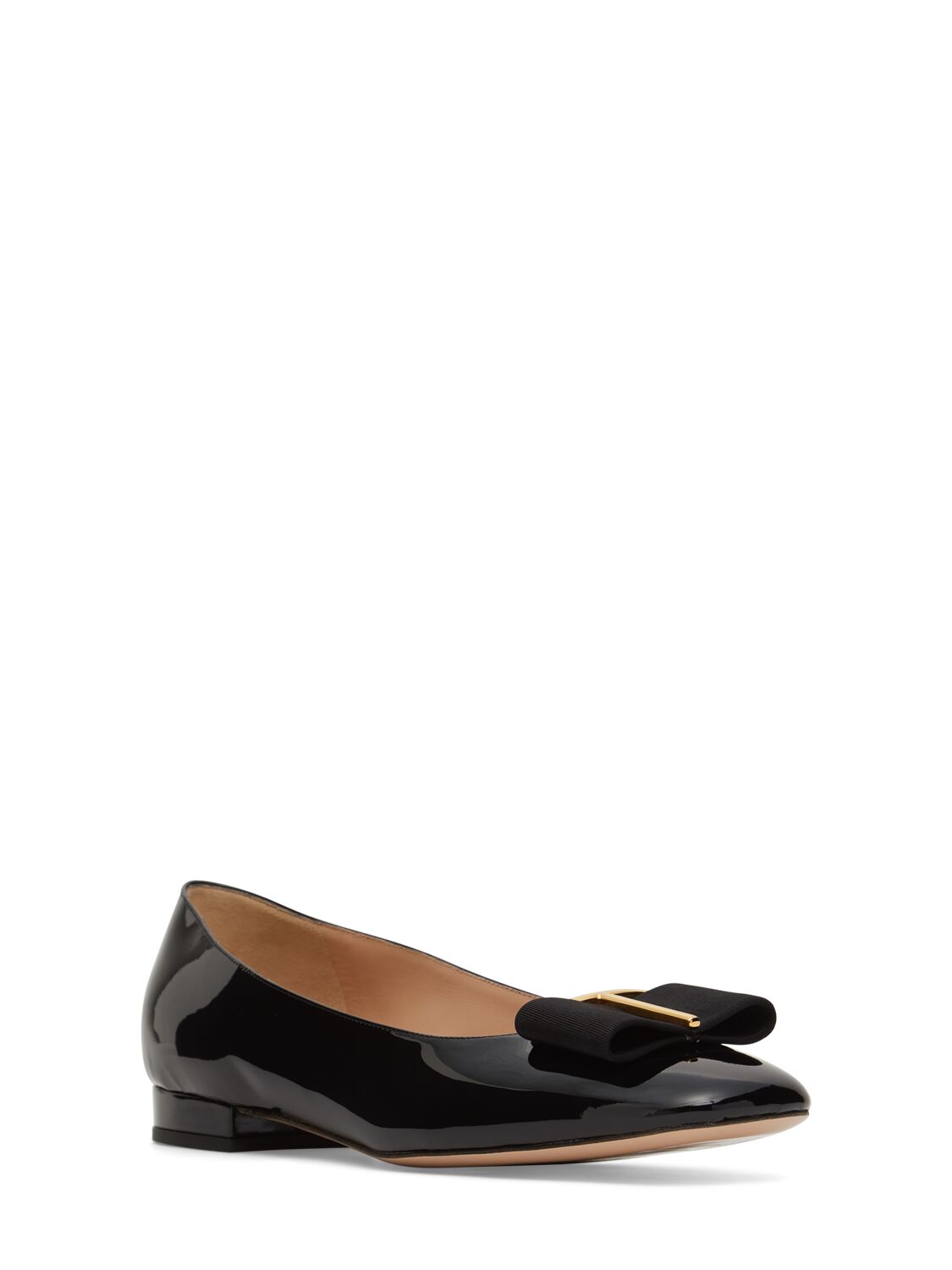 Shop Tom Ford 10mm Patent Leather Ballerina Flats In Black