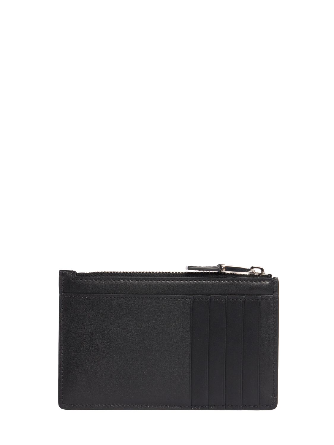 Shop Max Mara Leather Cardholder In Black