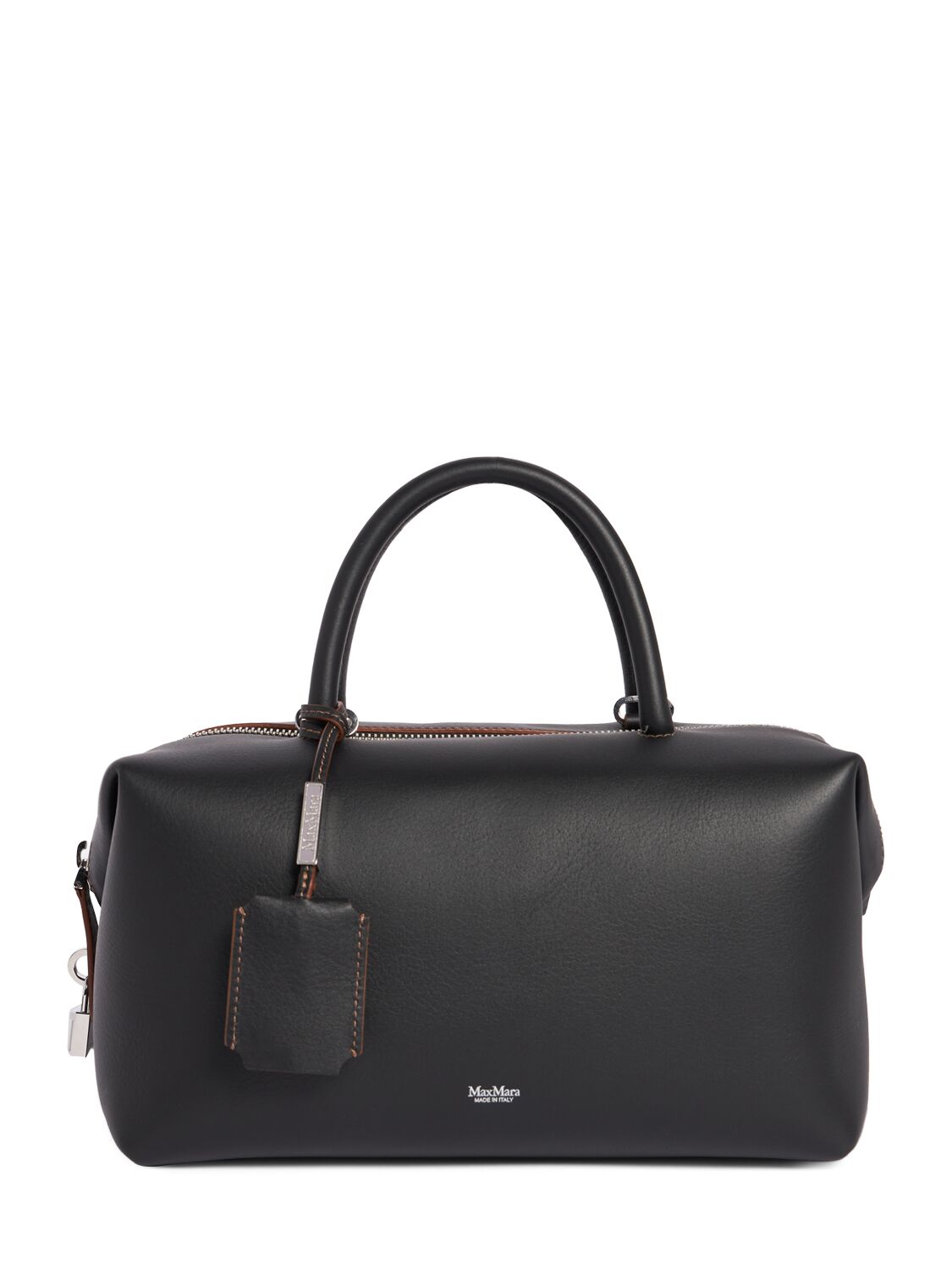 Max Mara Medium Holdall Top Handle Bag In Black
