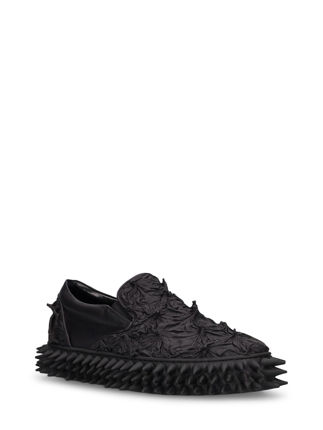Shop Doublet Porcupine Slip-on Sneakers In Black