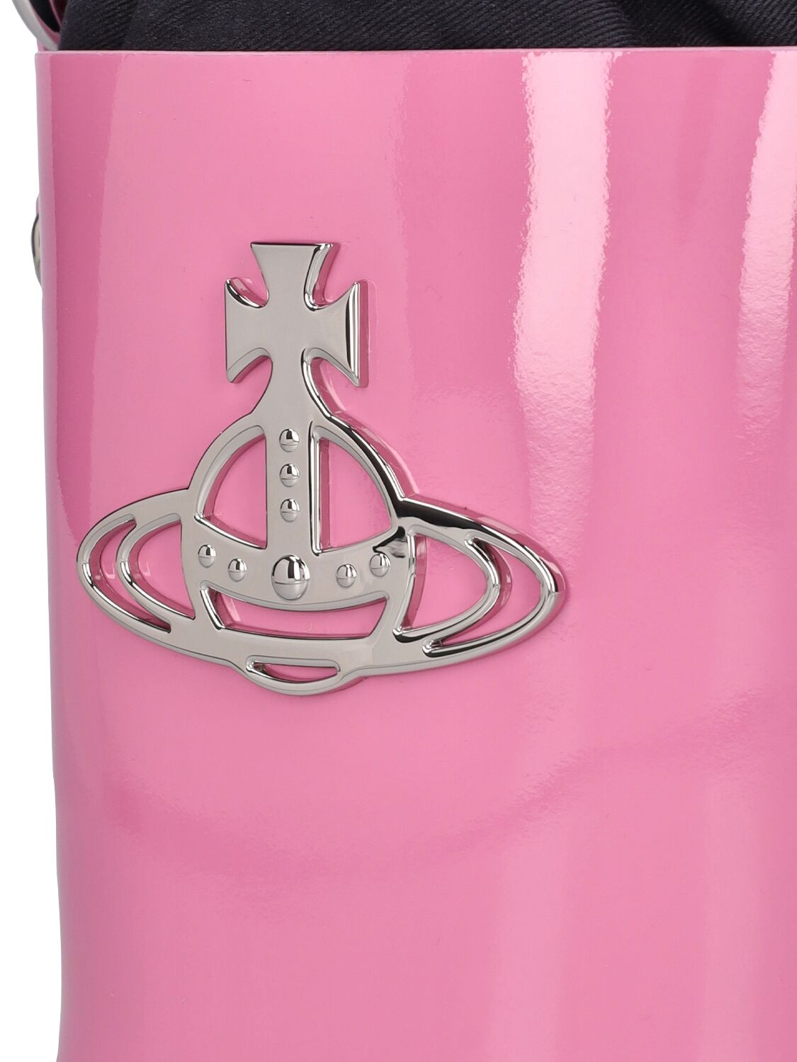 Shop Vivienne Westwood Daisy Leather Bucket Bag In Pink