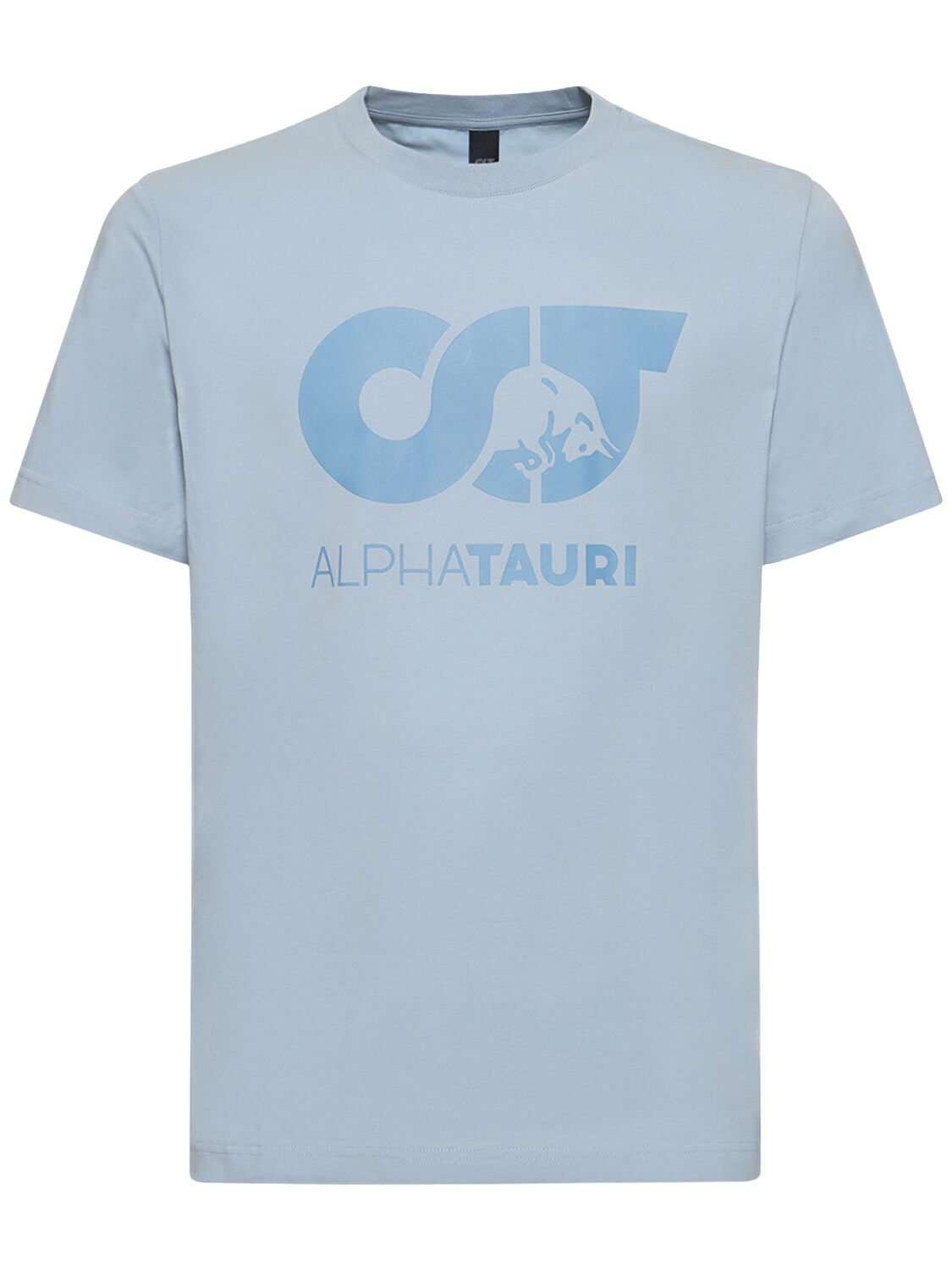 Alphatauri Jero Printed T-shirt In Stone Blue