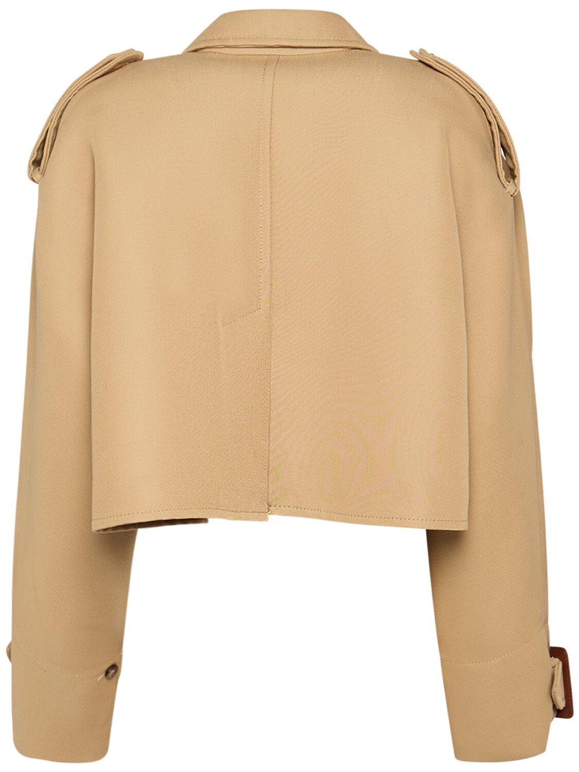 Shop Max Mara Azzorre Wool Blend Cape In Cammello