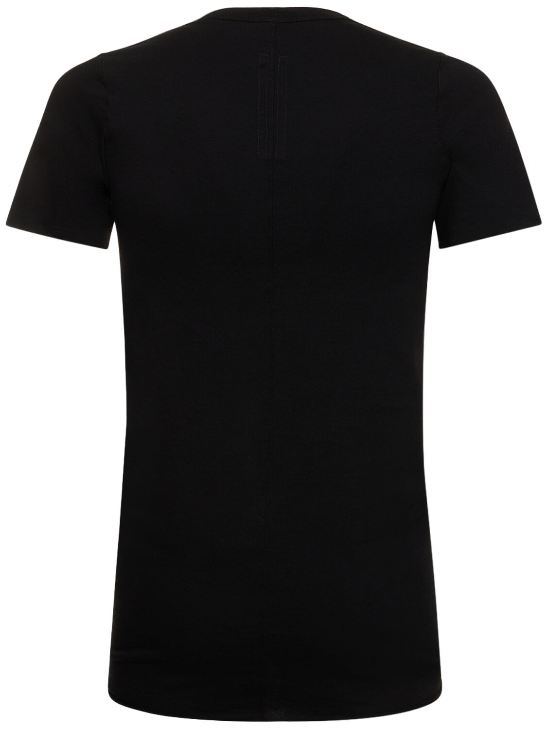 Shop Rick Owens Basic Cotton T-shirt In Black