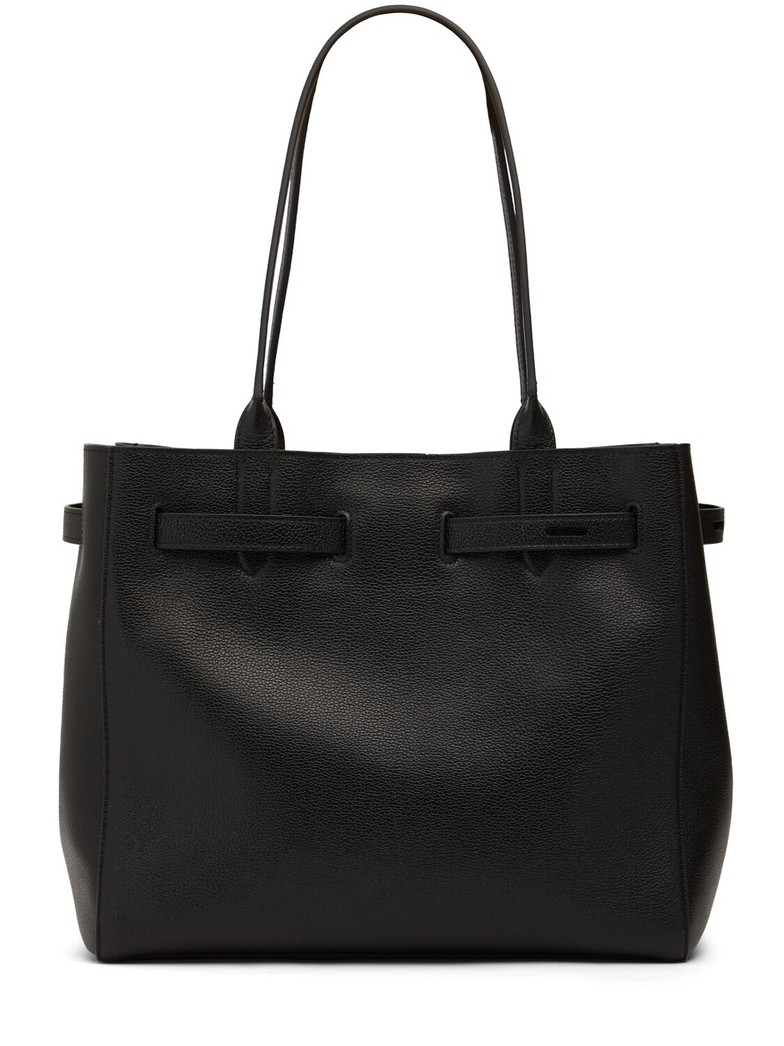 Shop Tom Ford Medium Audrey Grain Leather Tote Bag In 黑色