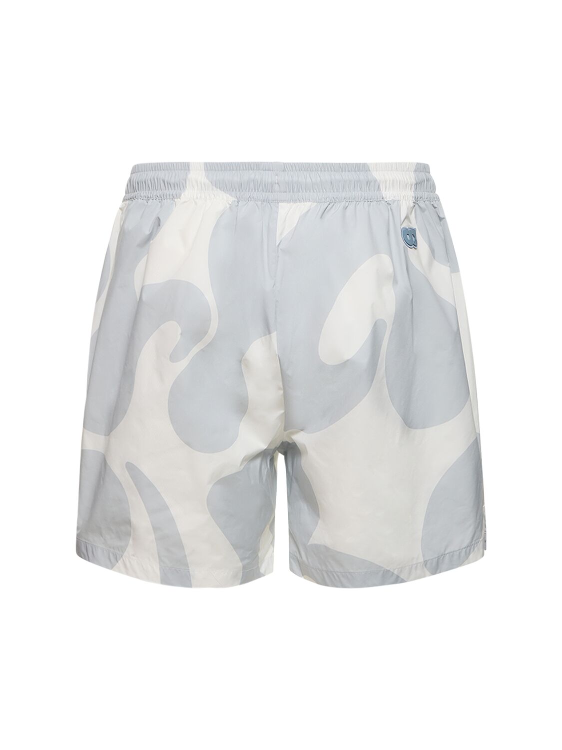 Shop Alphatauri Popir Shorts In White,grey