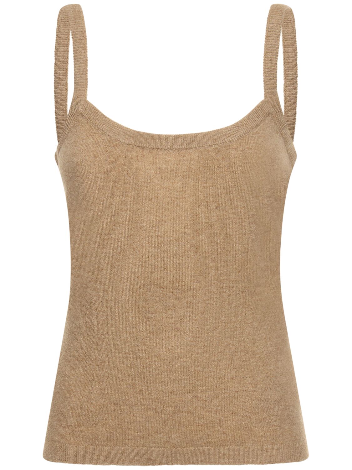 The Garment Como Wool Blend Camisole Top In Brown