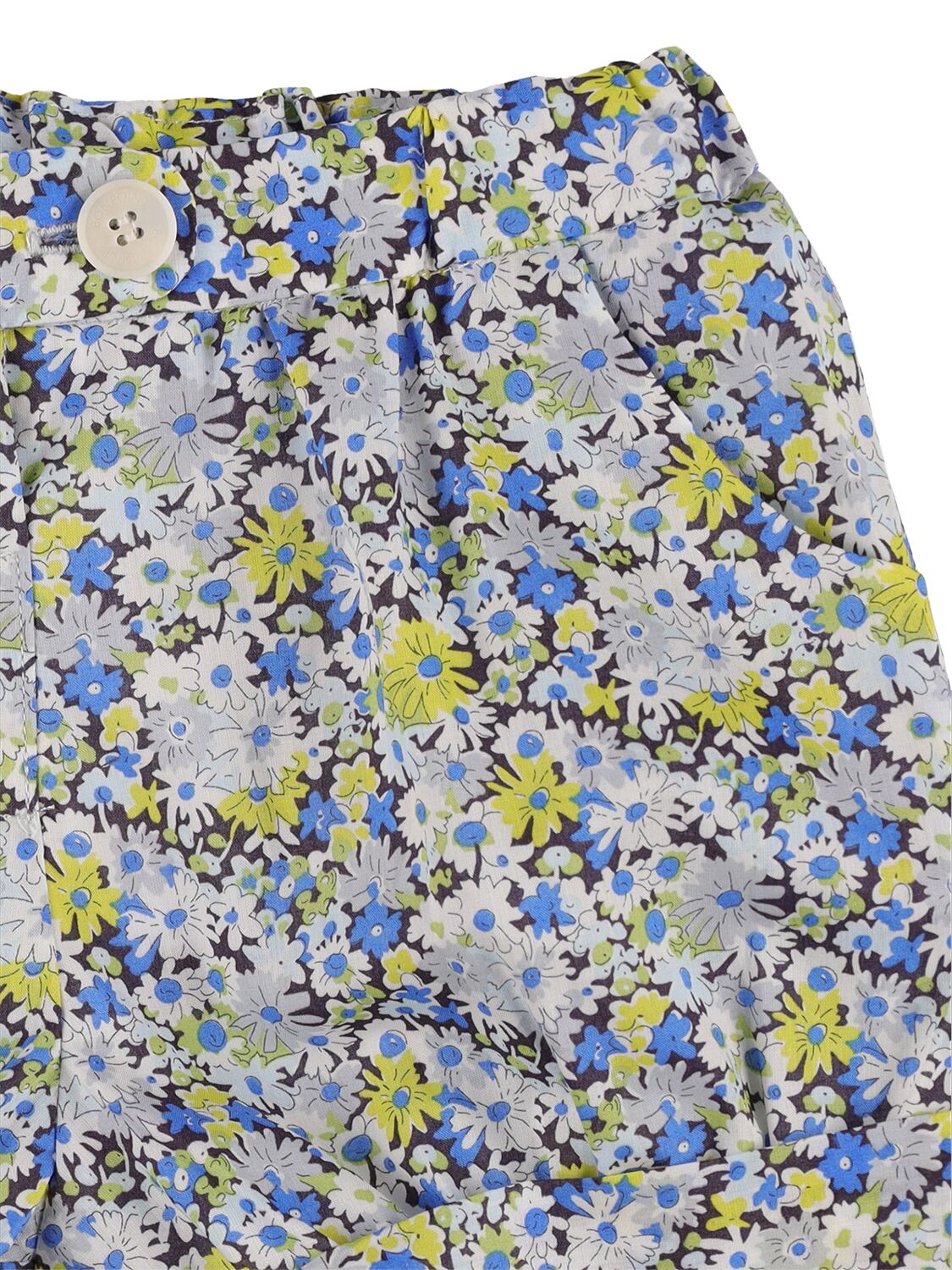 BONPOINT PRINTED COTTON SHORTS 