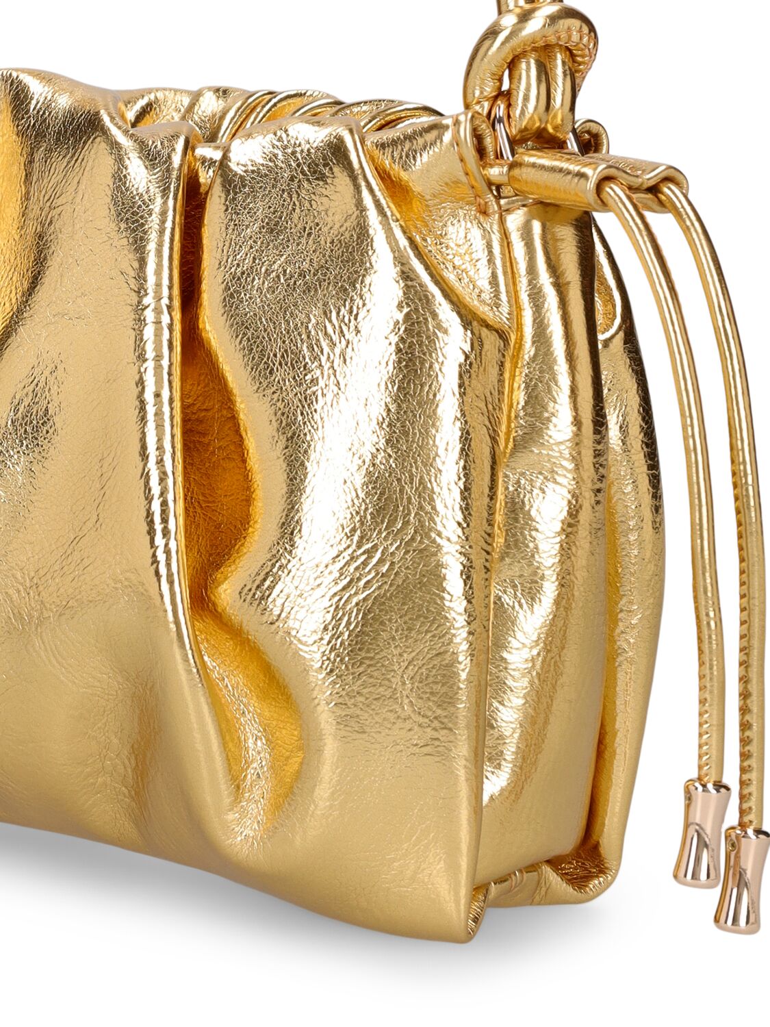 Shop Apc Mini Sac Ninon Shoulder Bag In Gold