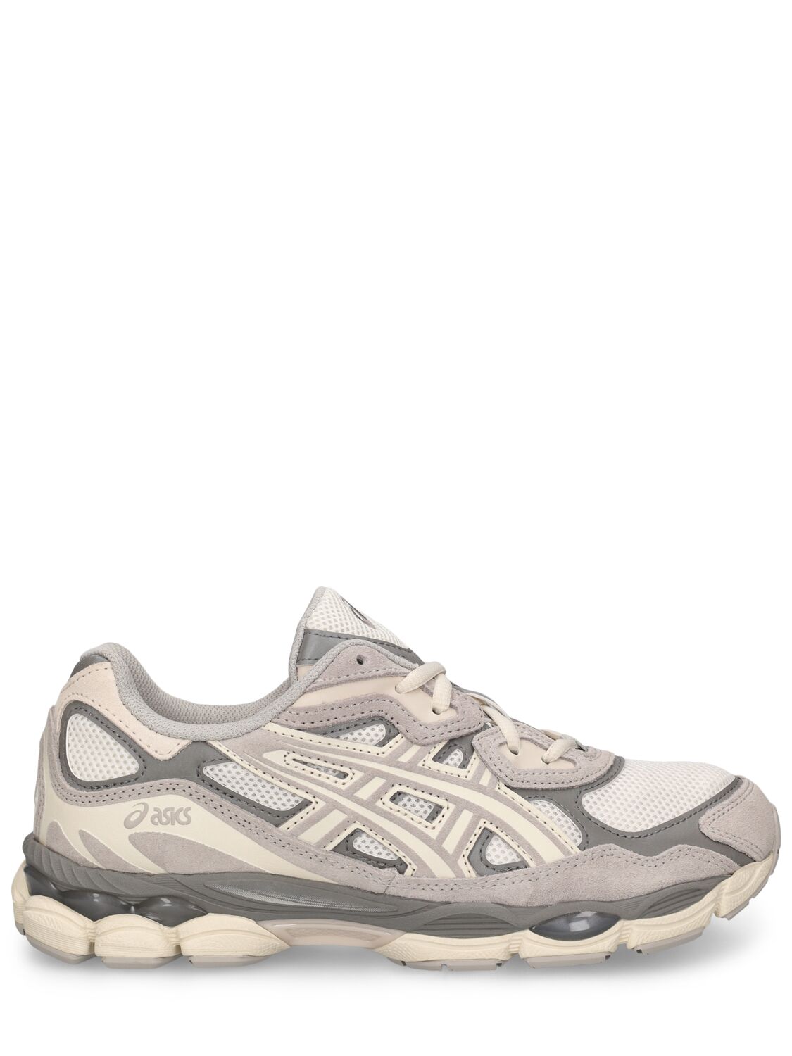 Asics Gel-nyc Sneaker In Smoke Grey, Women's At Urban Outfitters In Cream,oyster