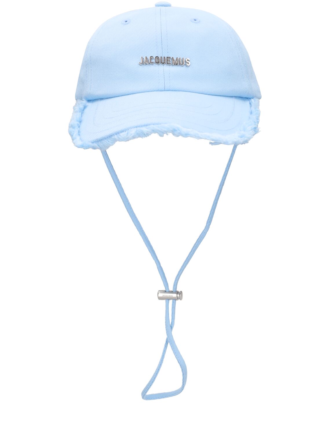 Shop Jacquemus La Casquette Artichaut Cotton Hat In Blue