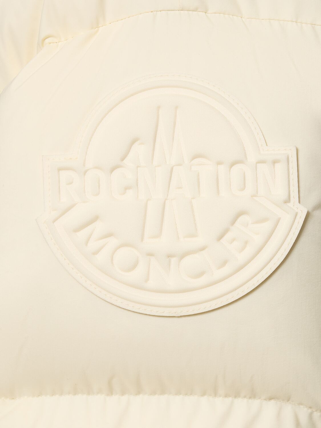 Shop Moncler Genius Moncler X Roc Nation Designed By Jay-z In Cloud Cream