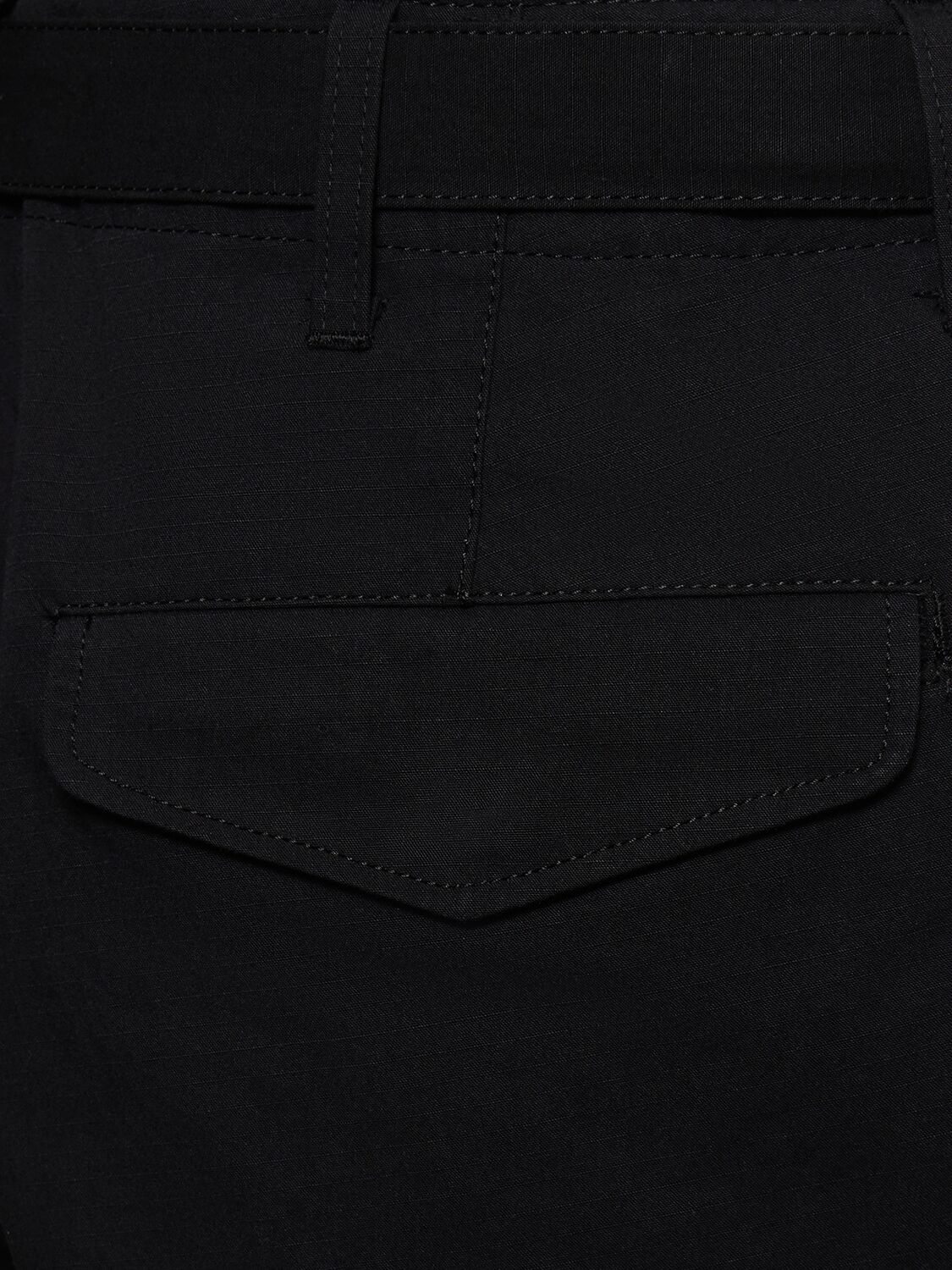 Shop Sacai Ripstop Pants In Black