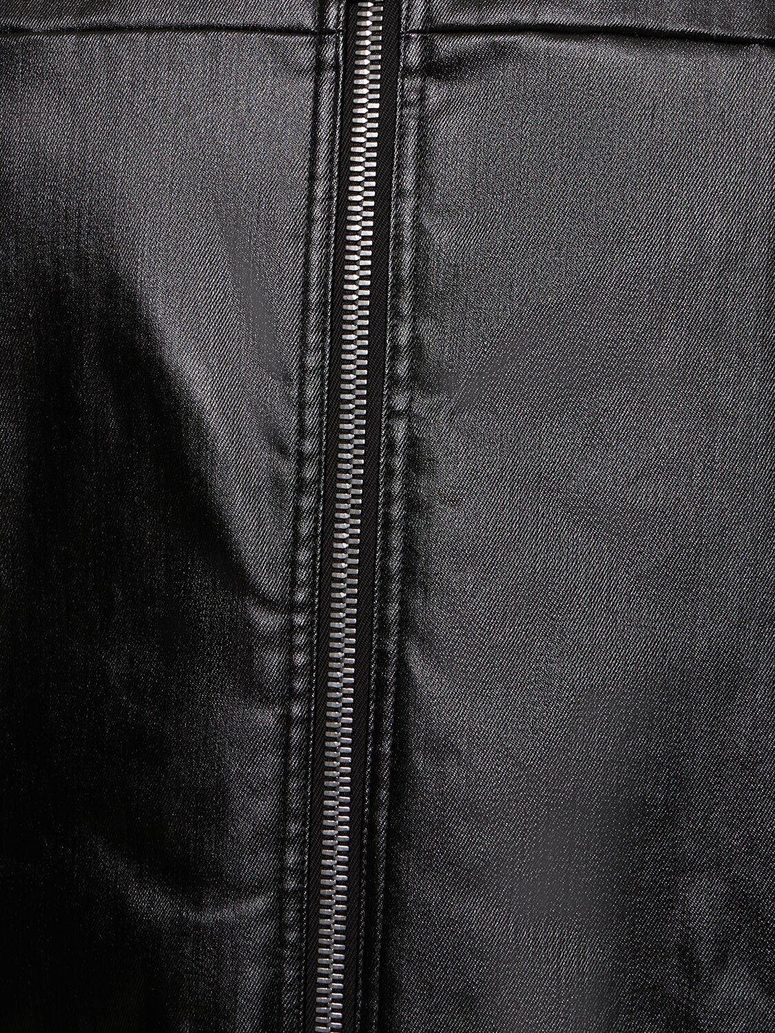 Shop Rick Owens Jumbo Zipped Puffer Flight Vest In Black