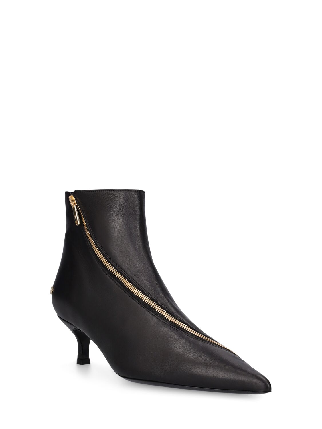 Shop Anine Bing 25mm Jones Leather Ankle Boots In Black