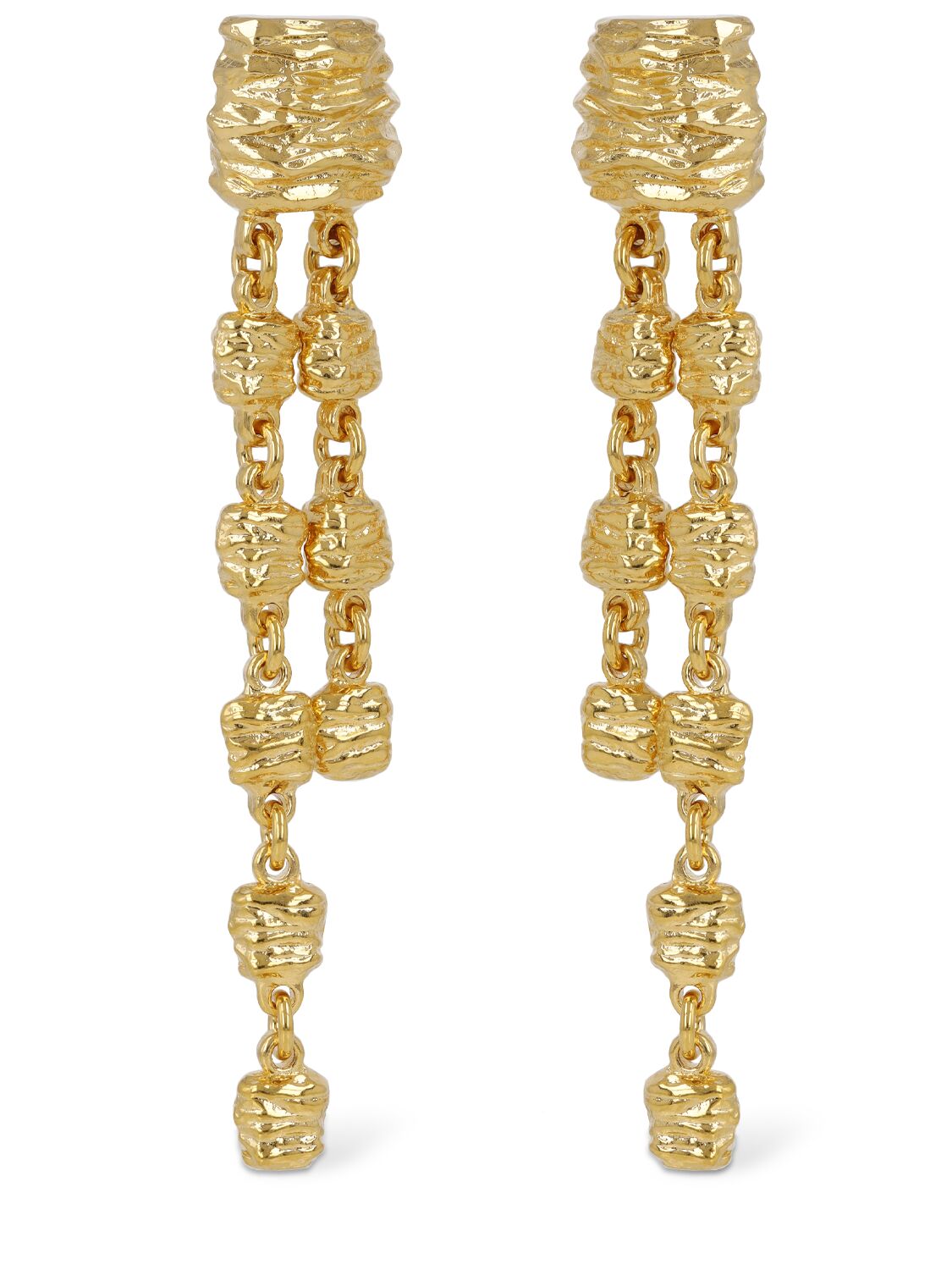 Shop Tom Ford Moon Drop Clip-on Earrings In Gold