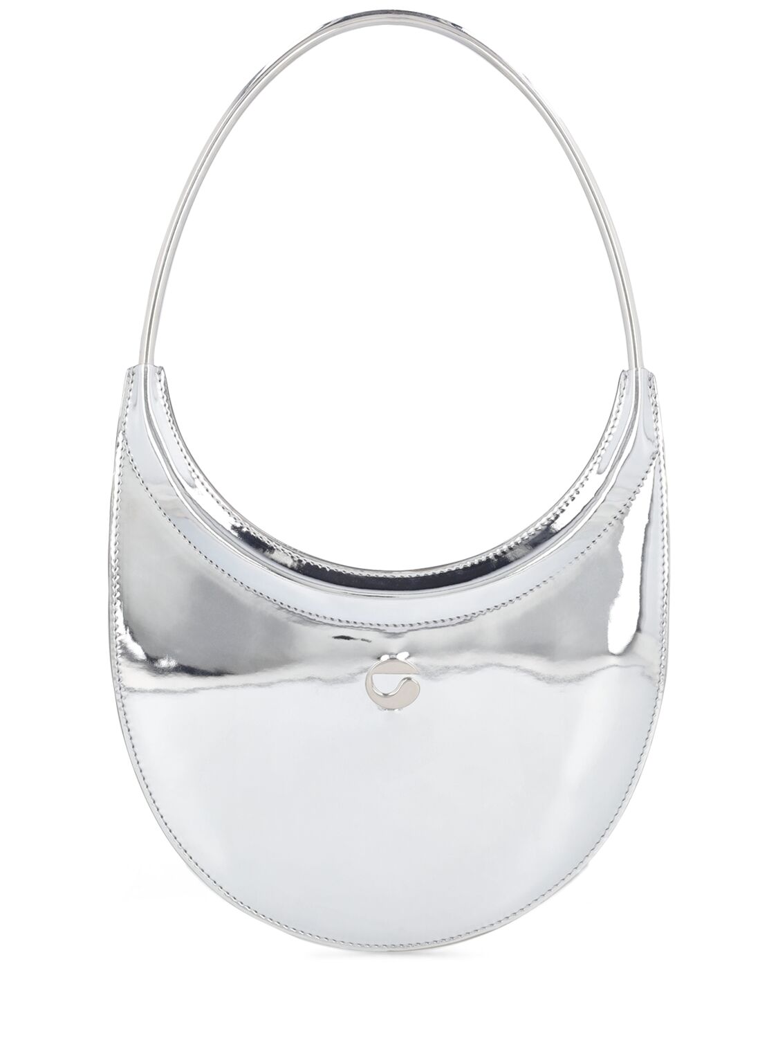 Image of Ring Swipe Metallic Leather Bag