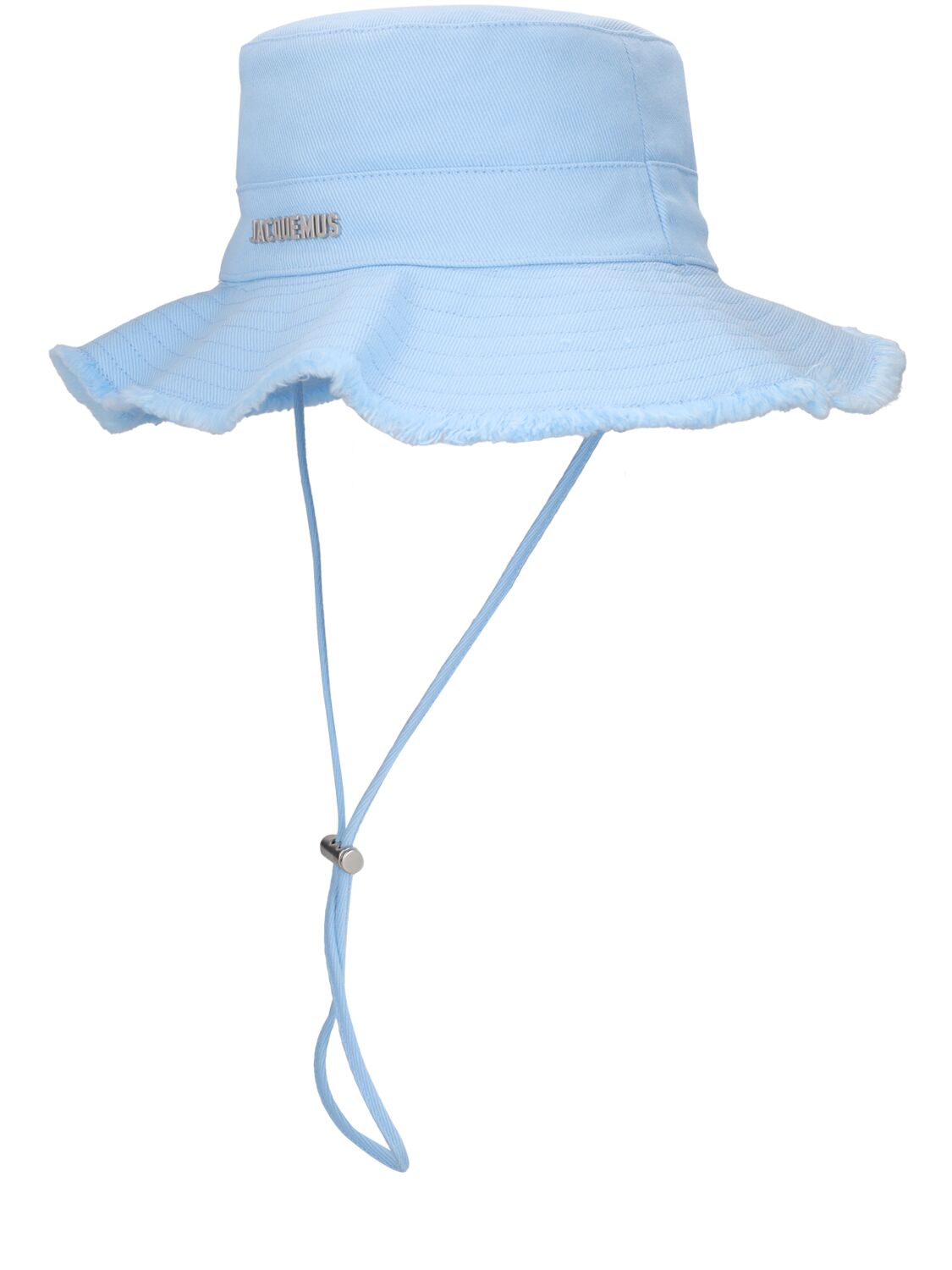 Shop Jacquemus Le Bob Artichaut Cotton Bucket Hat In Blue